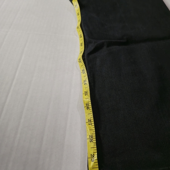 Signature By Levi's Womens Mid Rise Bootcut Jeans Black Stretch Dark Wash  24 - Picture 10 of 10
